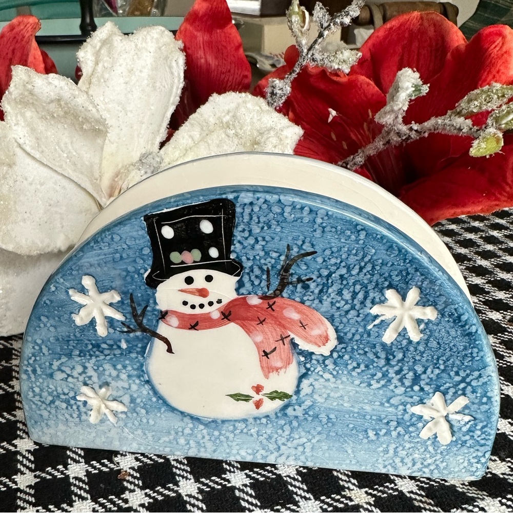 Snowman Napkin Holder